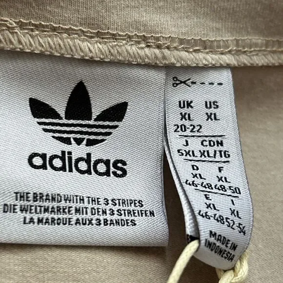 NEW adidas Adicolor Classics 3-Stripes Women's Button Long Sleeve Tee Size XL - Picture 9 of 11